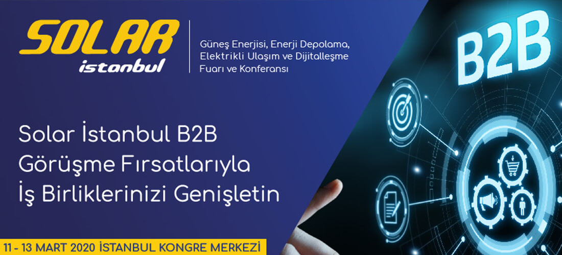 Solar İstanbul'dan Konferans Misafirlerine Özel B2B Altyapısı