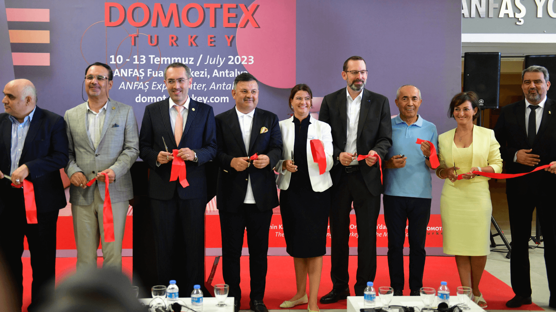 DOMOTEX TÜRKİYE KAPILARINI AÇTI
