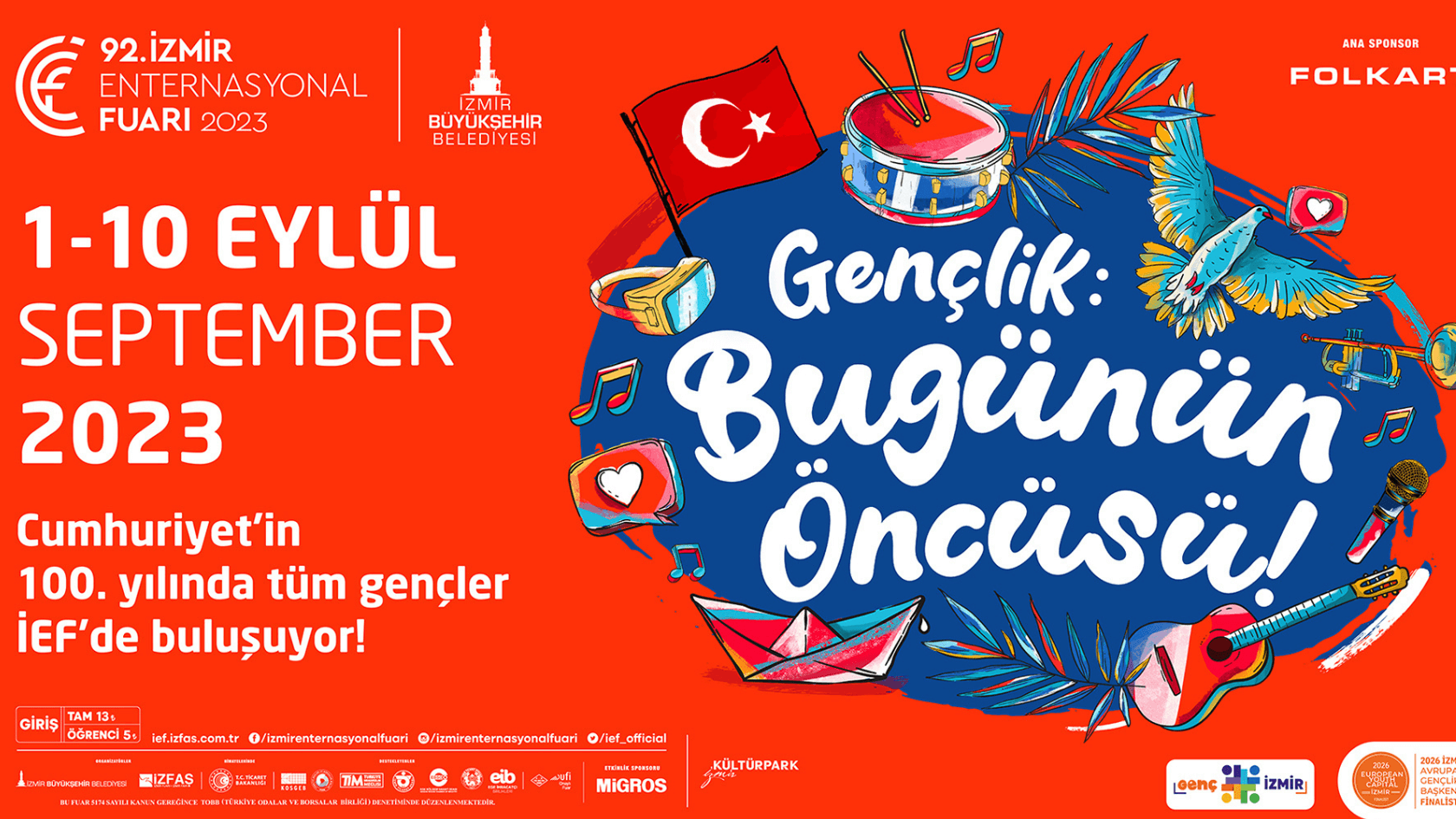 92. İzmir Enternasyonal Fuarı “Gençlik” temasıyla kapılarını açıyor