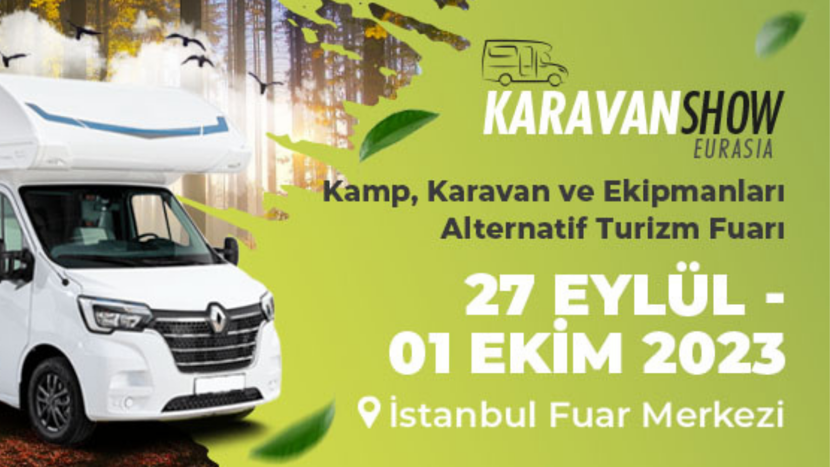 Karavan Show Eurasia 27 Eylül'de İstanbul Fuar Merkezi'nde